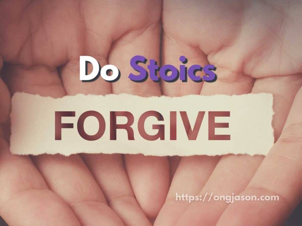 Do Stoics Forgive