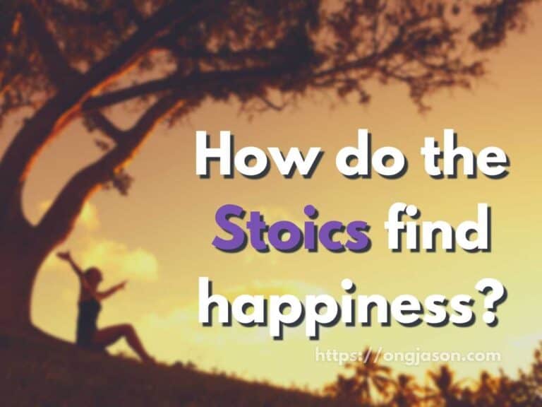 How do the Stoics find happiness?