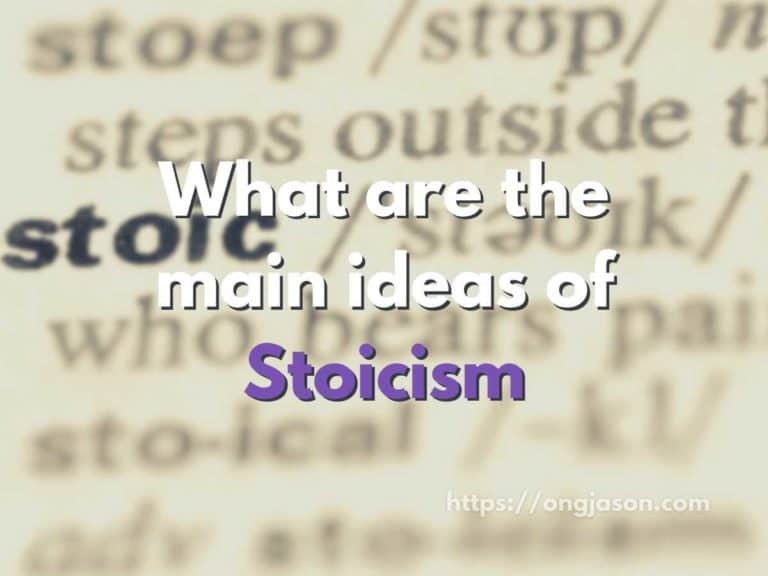 What are the Main Ideas of Stoicism | Stoicism in a Nutshell